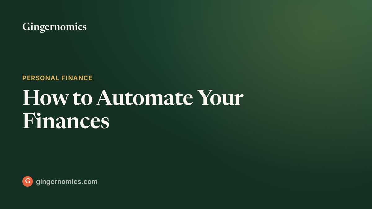 How to Automate Your Finances