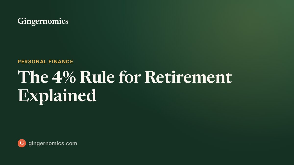 The 4% Rule for Retirement Explained